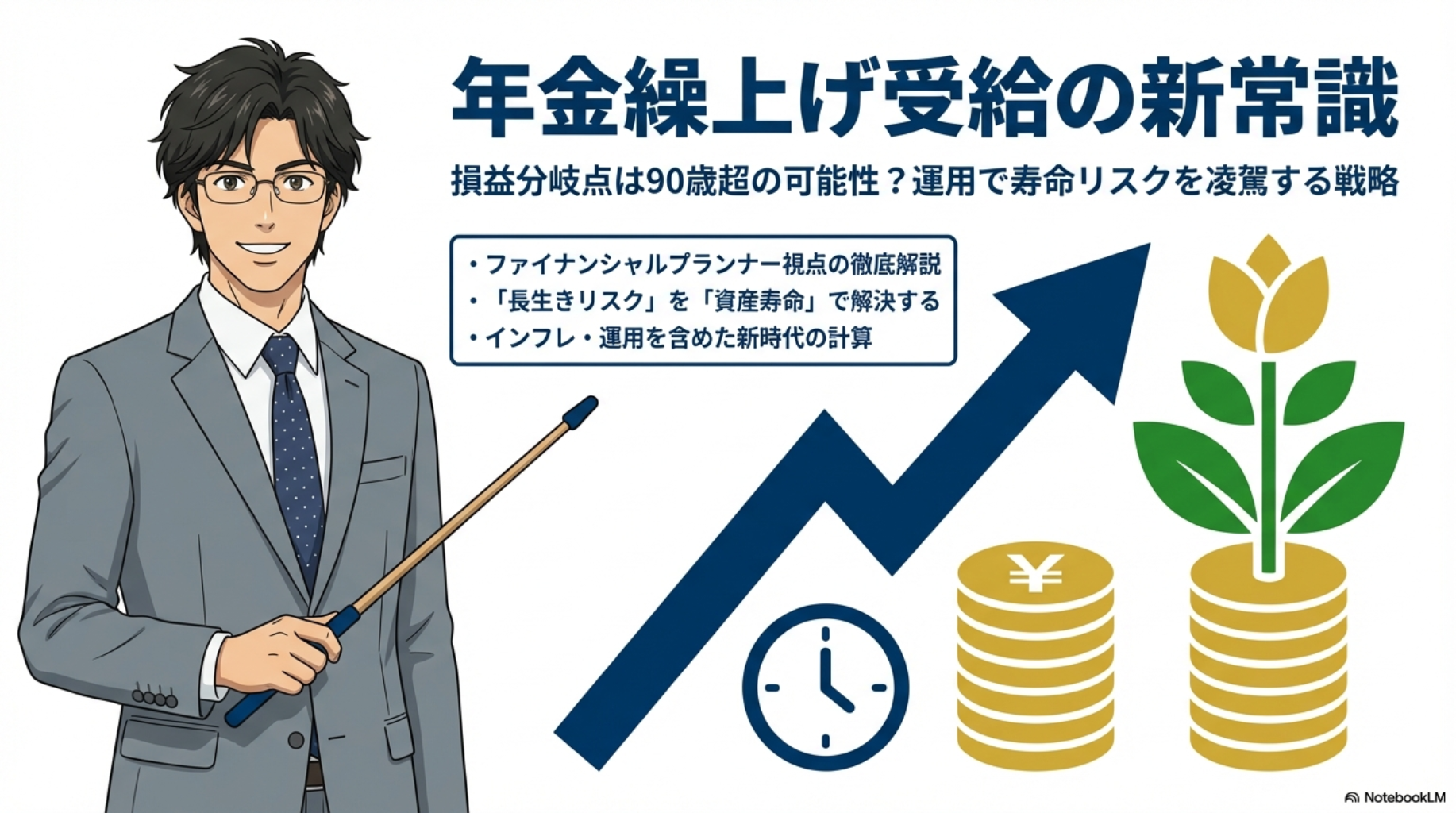 年金繰上げ受給の超戦略と損益分岐点の解説