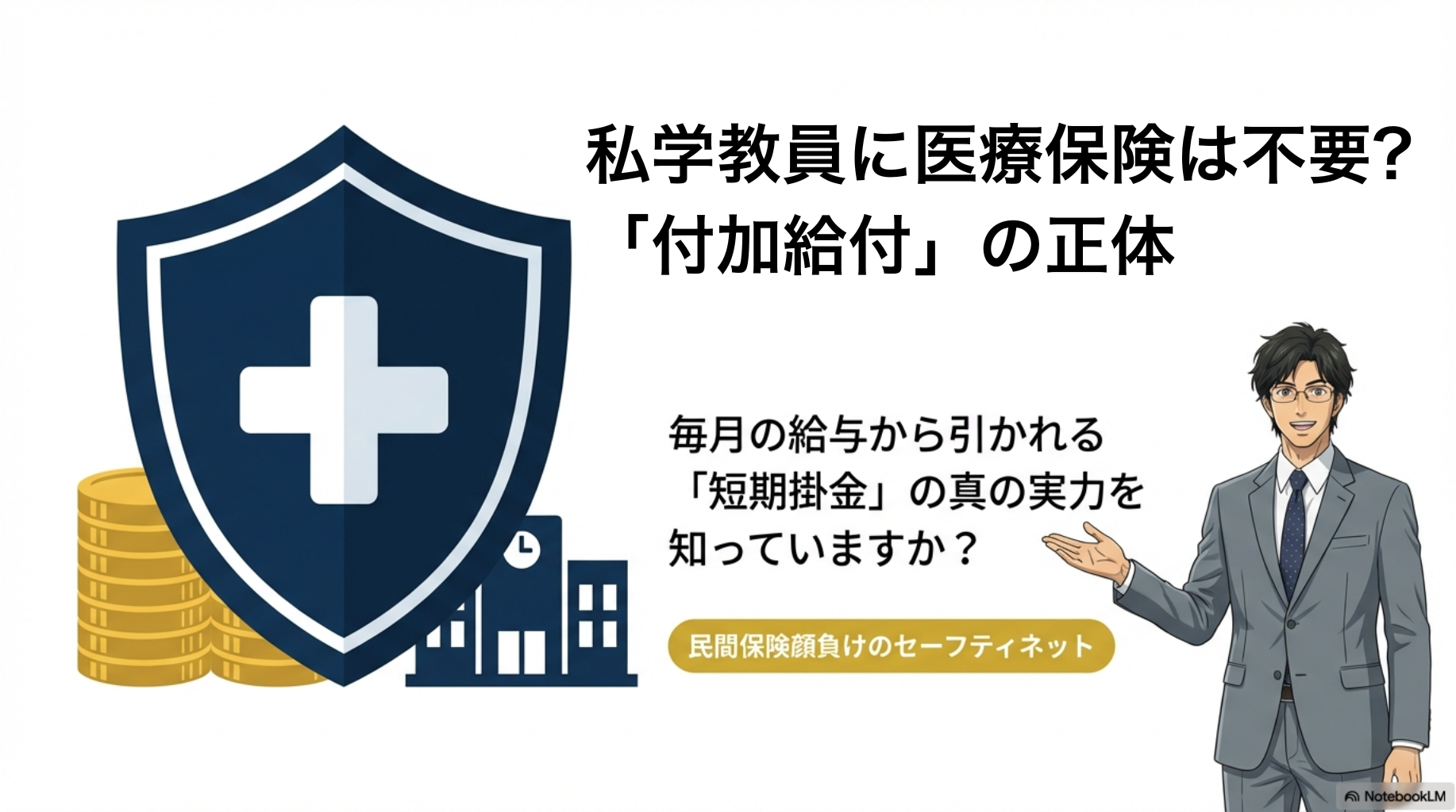 私学教員に医療保険は不要？私学共済の付加給付の正体と毎月の掛金の実力を解説