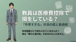 教員は医療費控除で損？付加給付の罠とセルフメディケーション