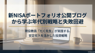 新NISAポートフォリオ公開ブログから学ぶ年代別戦略と失敗回避