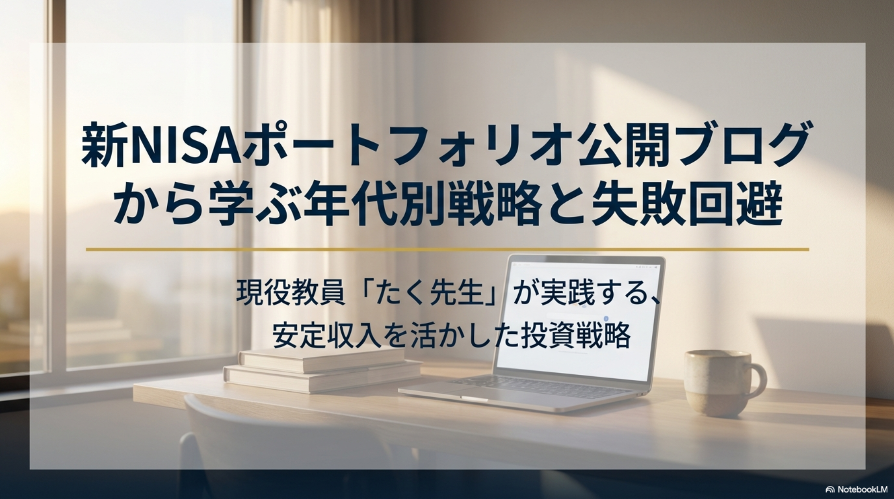 新NISAポートフォリオブログから学ぶ年代別戦略と失敗回避
