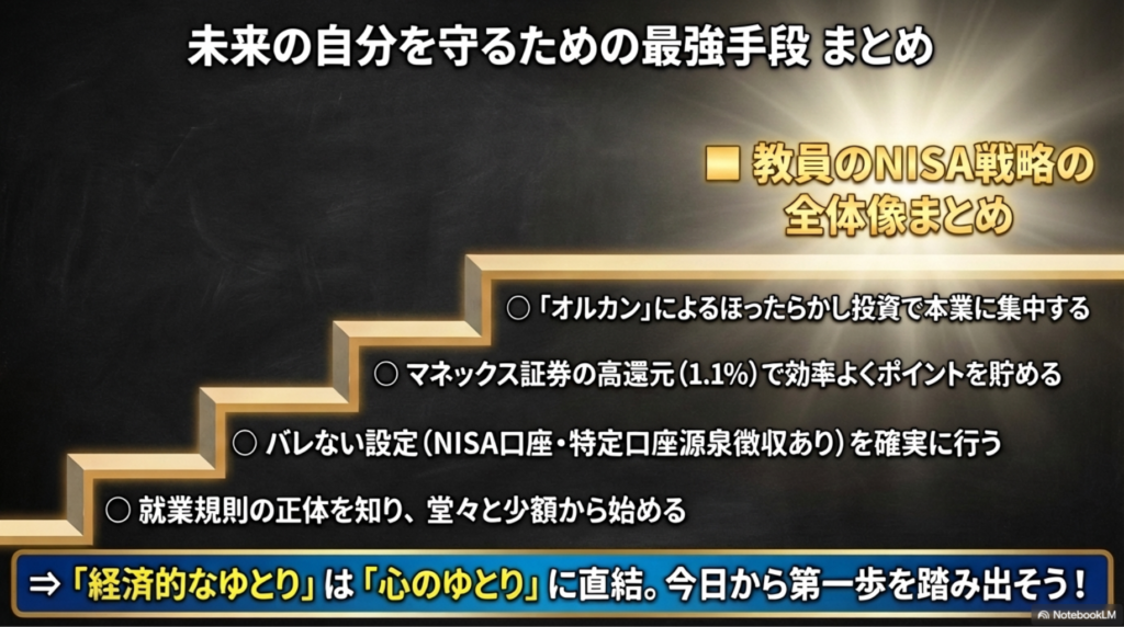 未来の自分を守るための最強手段 まとめ