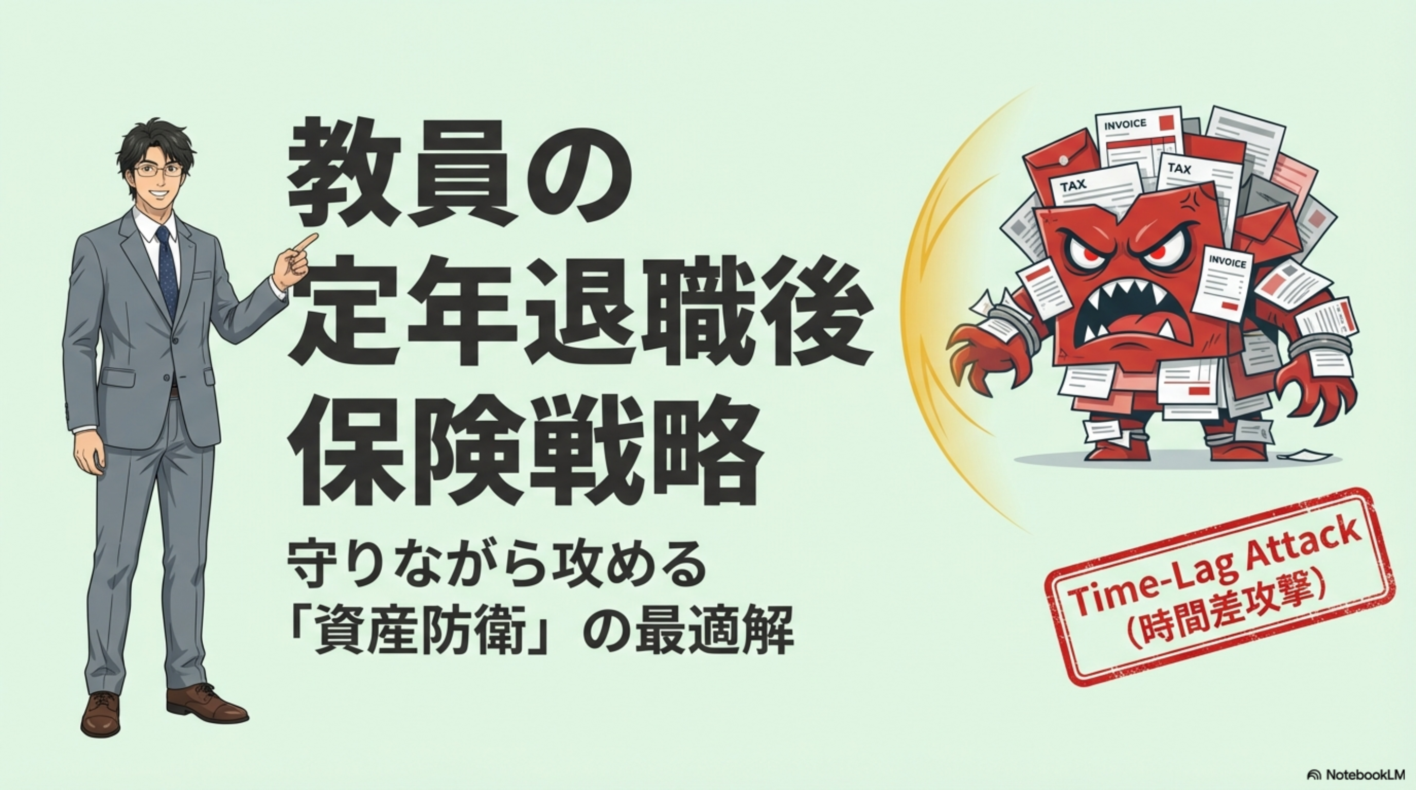 戦略をもって定年後の保険を活用するイメージ図