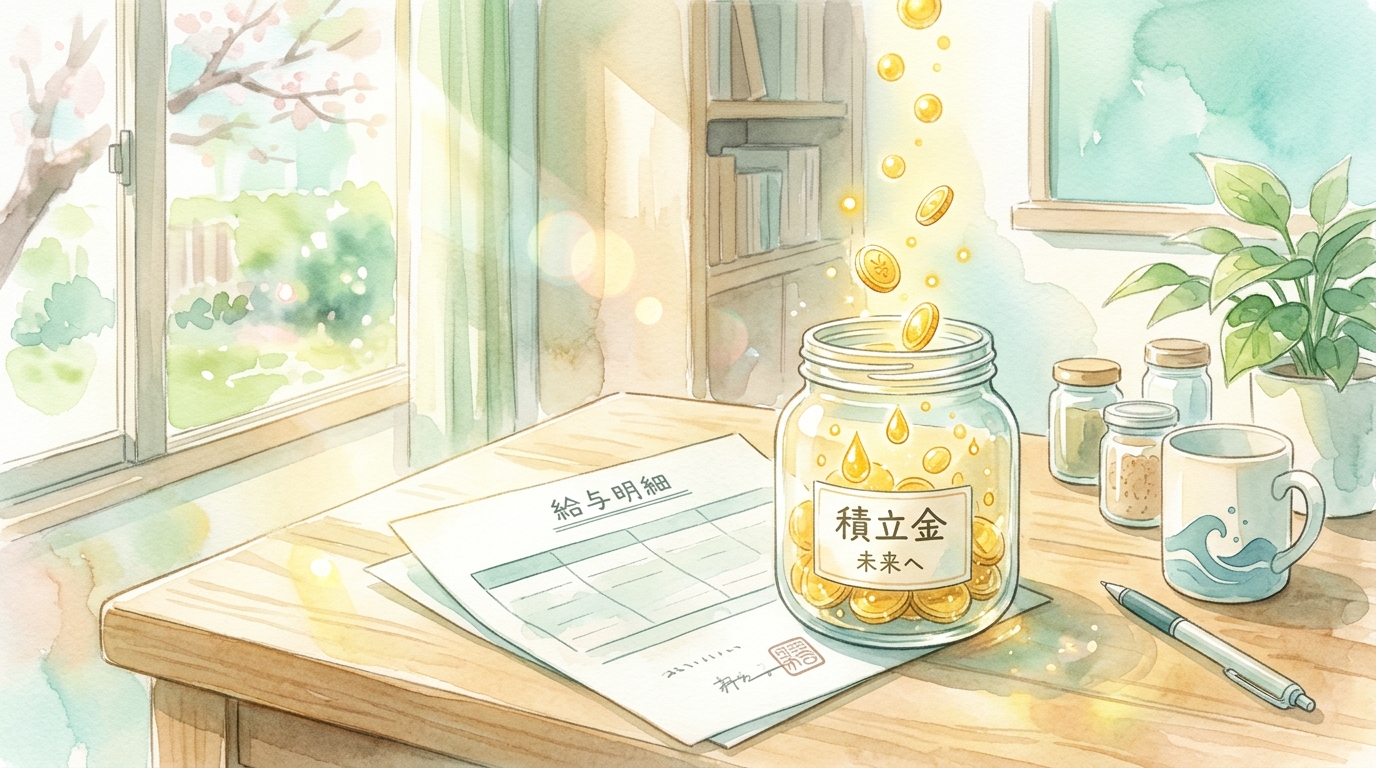 公立学校共済組合の給与天引きによる共済貯金積立の仕組み