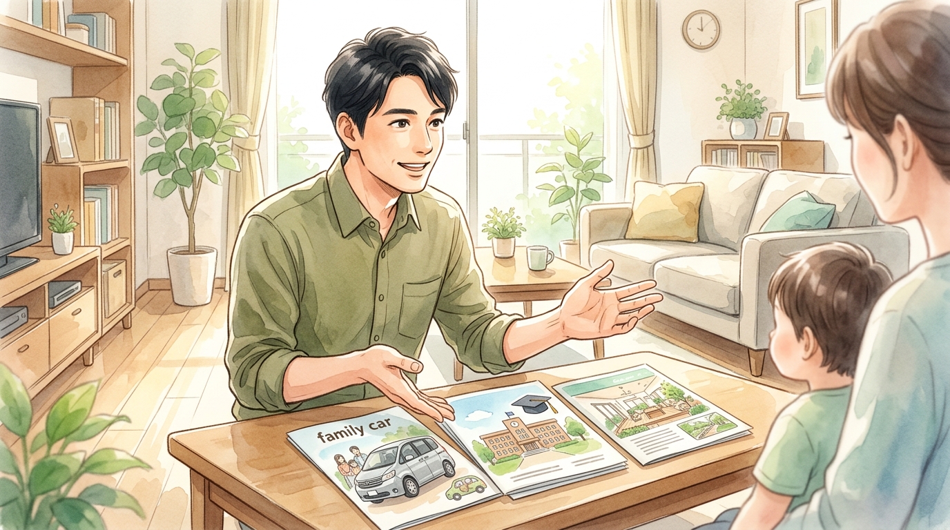 普通貸付や教育貸付など目的に合わせた共済貸付を活用するイメージ