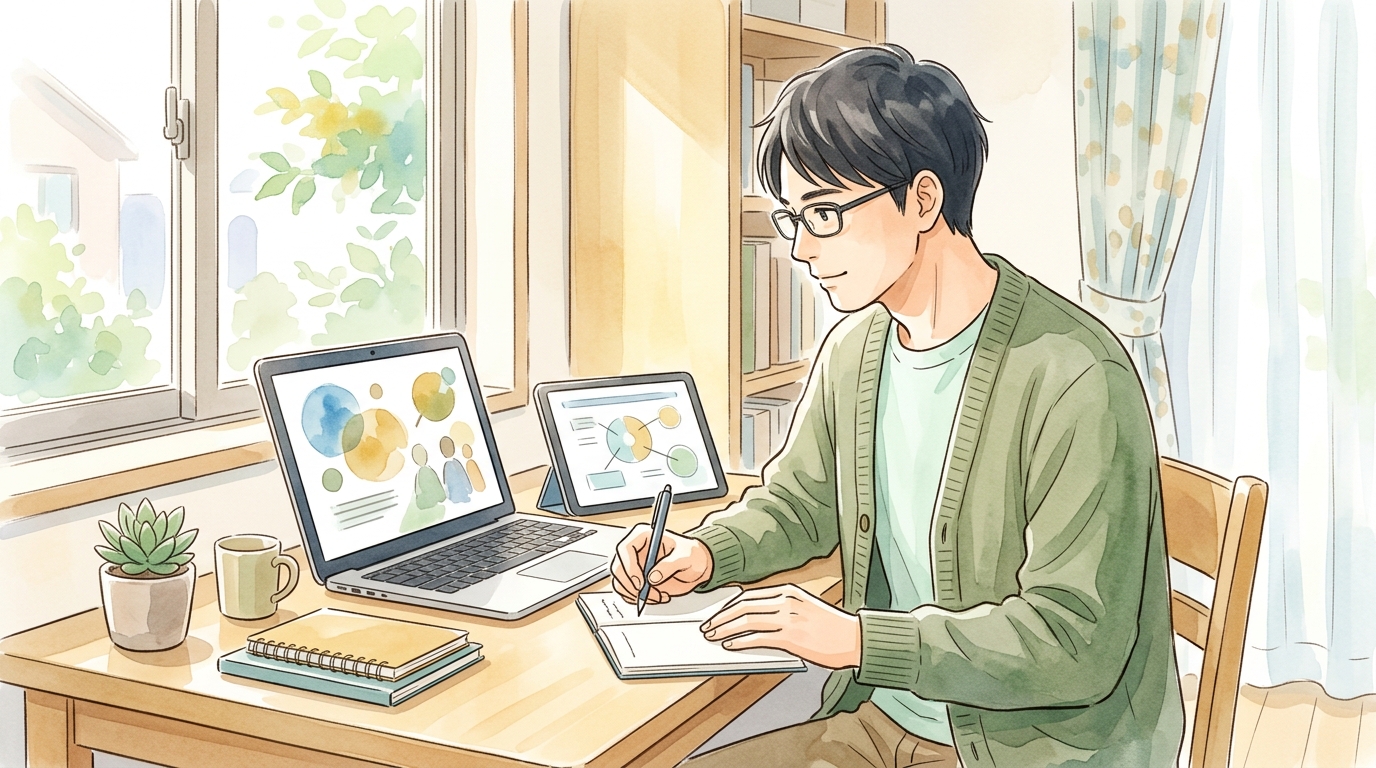 教育訓練給付制度を活用して通信スクールで効率よく学ぶイメージ