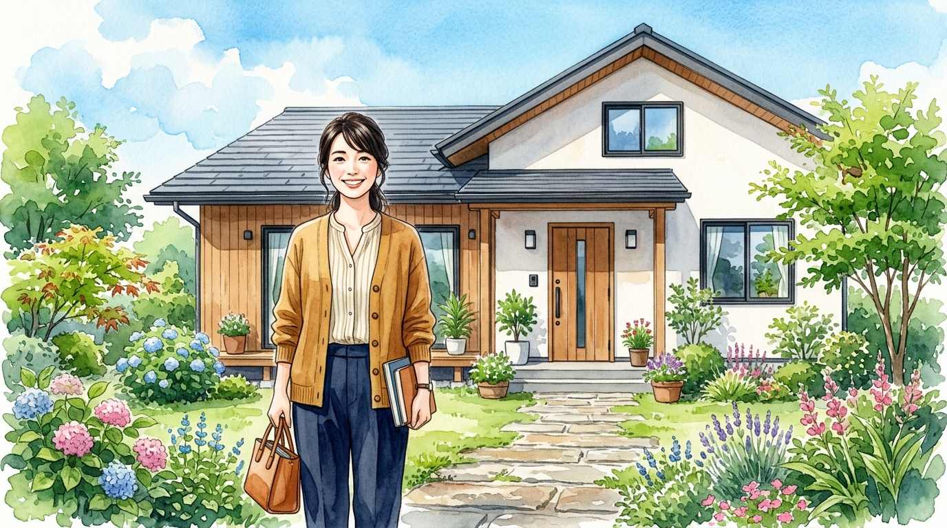 教員が手堅く始める中古戸建て投資と賃貸経営のイメージ