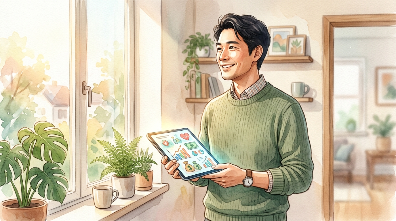 手厚い共済補助と定期的な検診で健康と家計を守る教員のイメージ